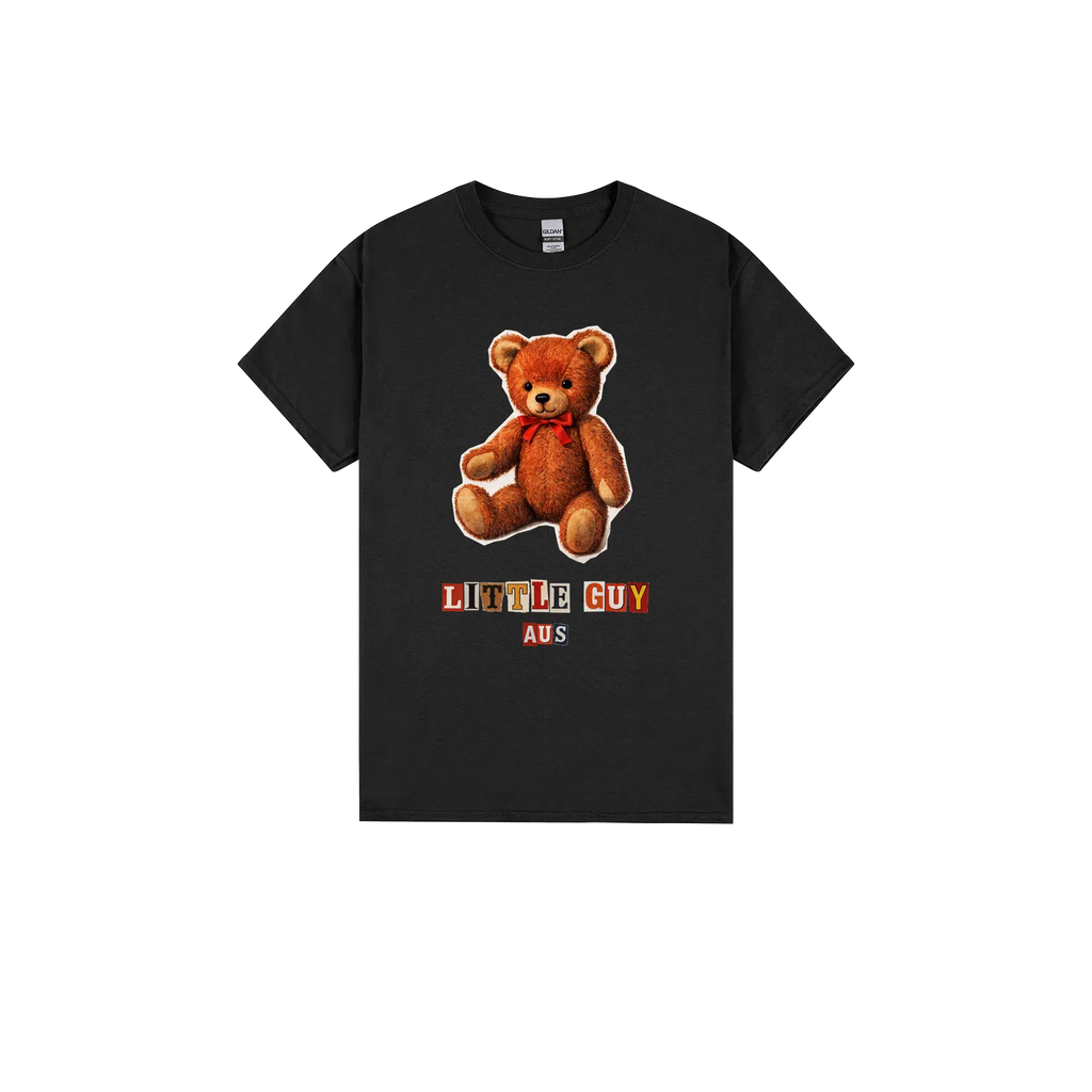 Black front flat lay