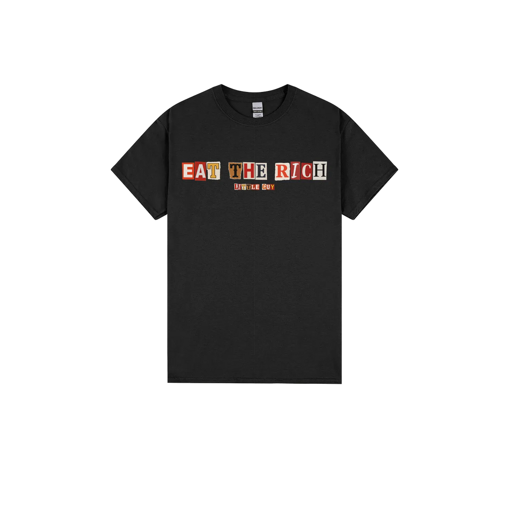 Black front flat lay