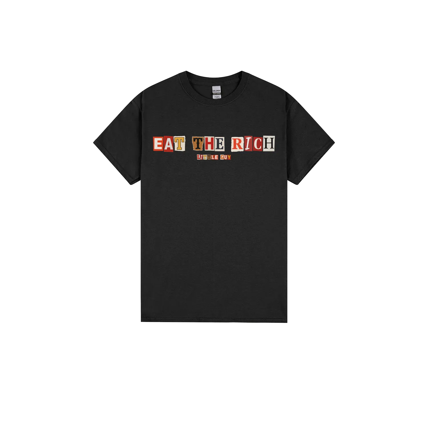 Black front flat lay