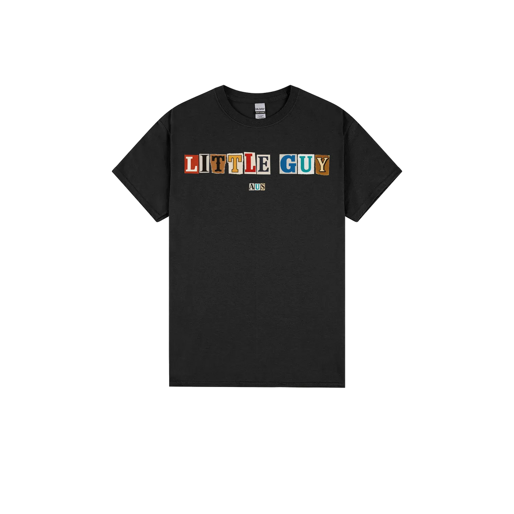 Black front flat lay