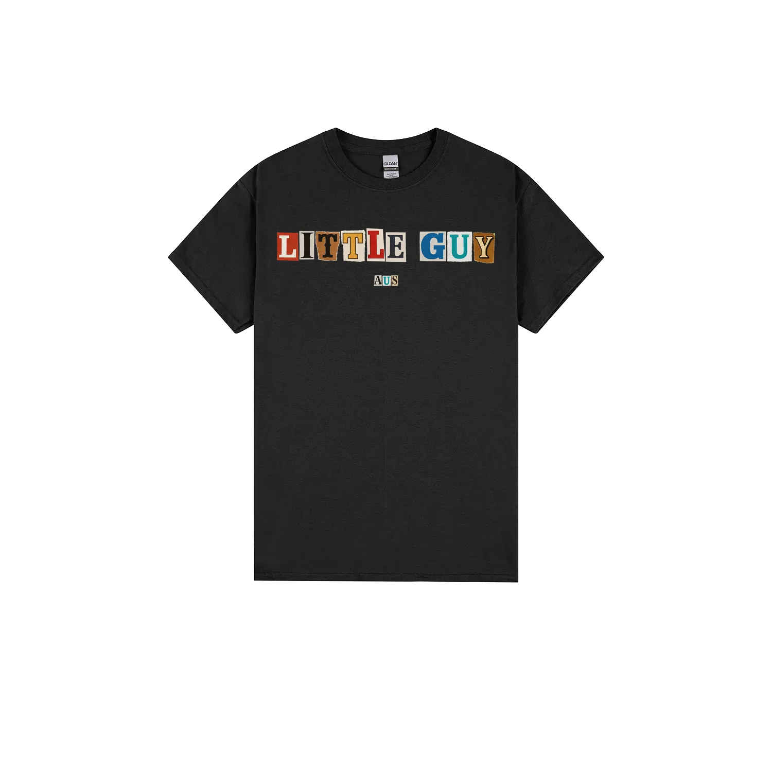 Black front flat lay