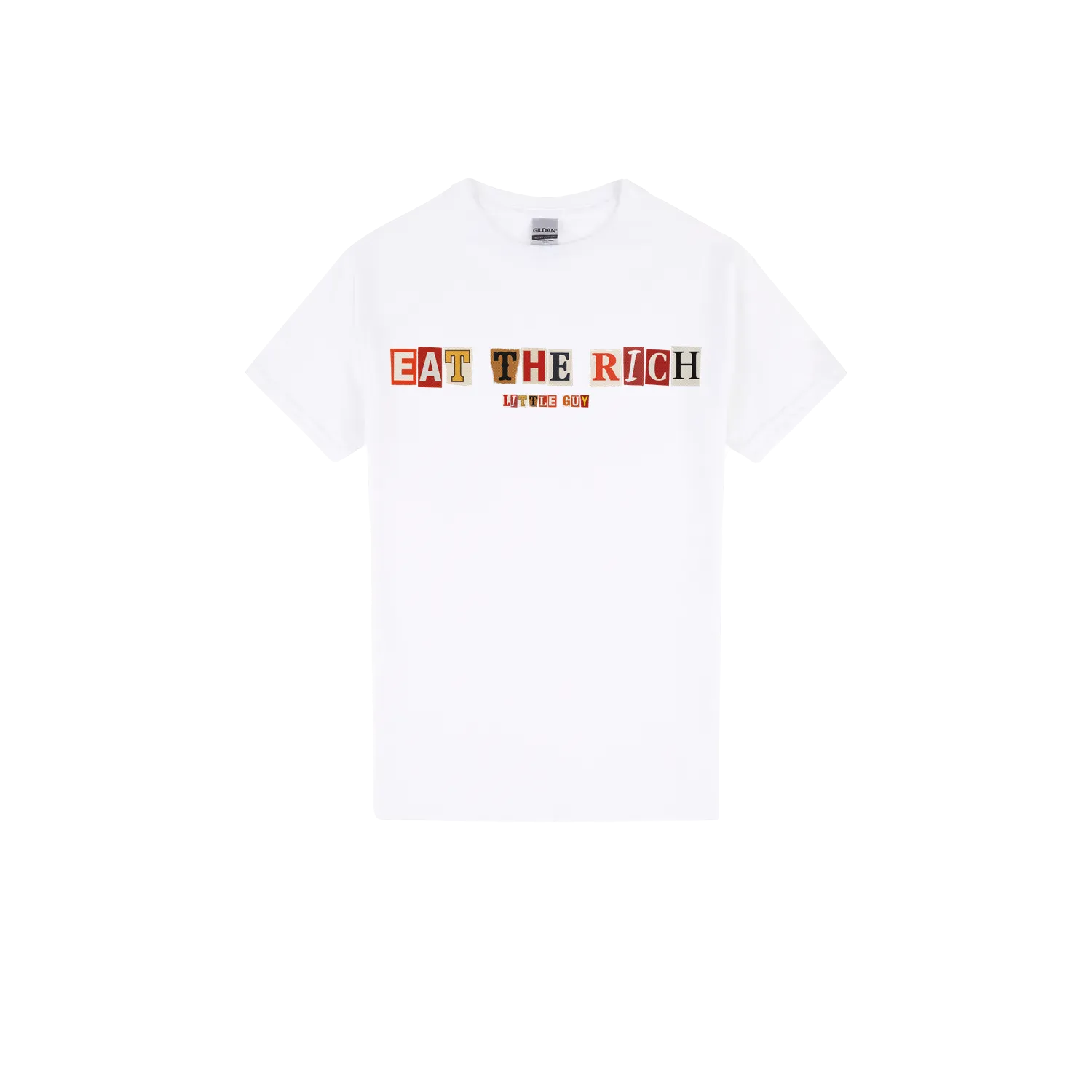 White front flat lay